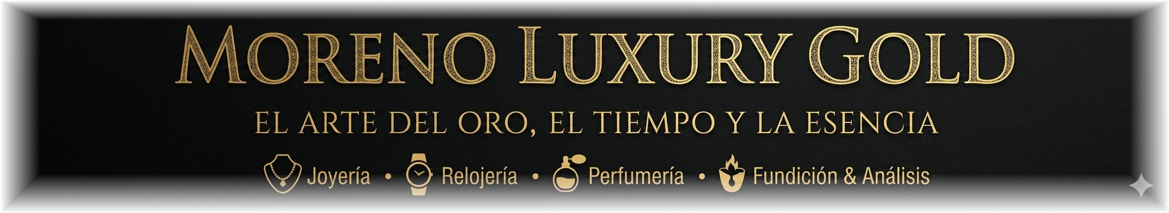 Moreno Luxury Gold - El arte del oro, el tiempo y la esencia